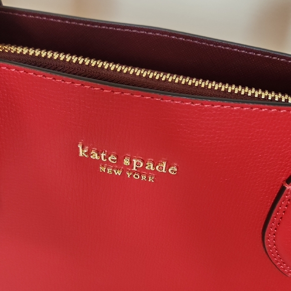 Kate Spade Cherry Red Suite Work Tote - Picture 2 of 10